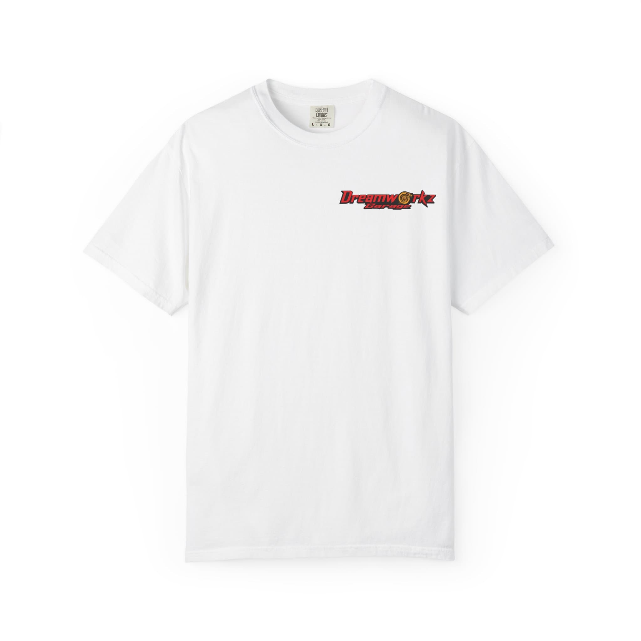 Dreamworkz Garage Dragon Crest Tee in White alternate view
