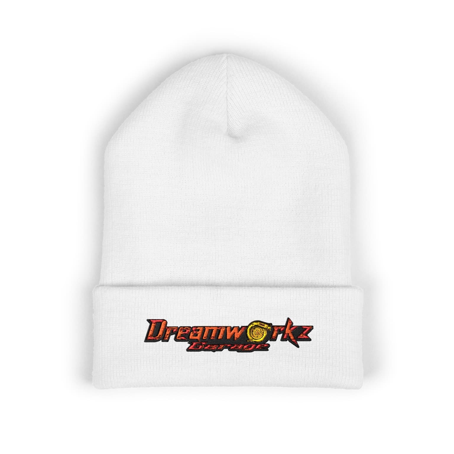 Dreamworkz Logo Beanie in White