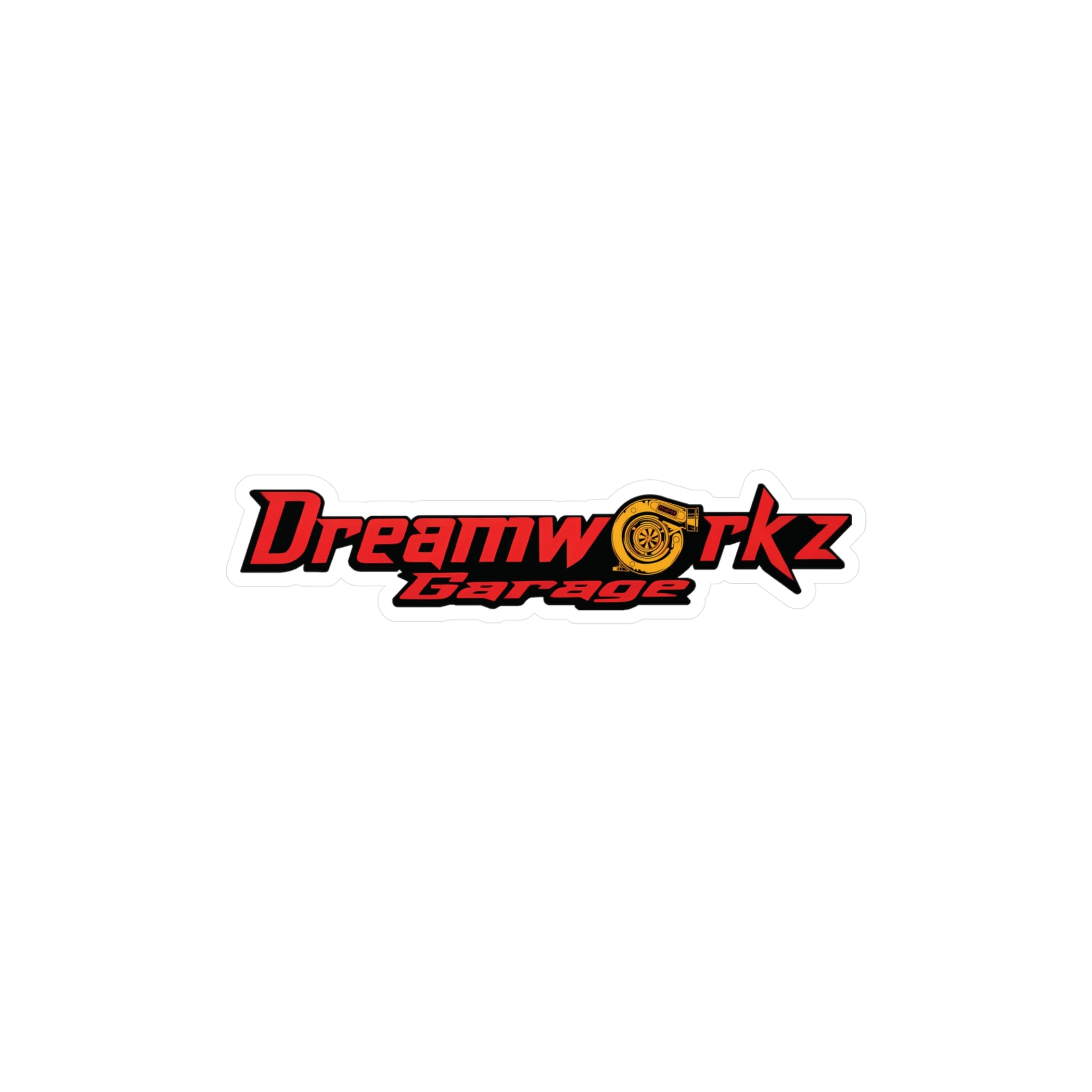 Dreamworkz Garage Logo Sticker in Logo